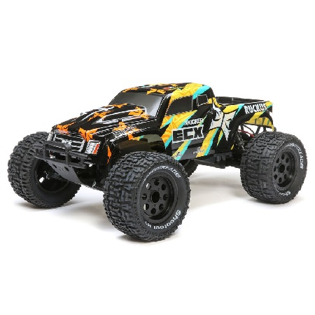 1/10 Ruckus 2WD Monster Truck Brushed RTR, Black/Yellow
